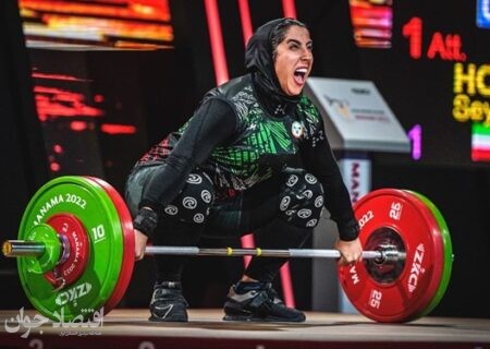 وزنه‌برداری قهرمانی آسیا| تاریخ‌سازی بانوی ایرانی/ طلای آسیا بر گردن حسینی