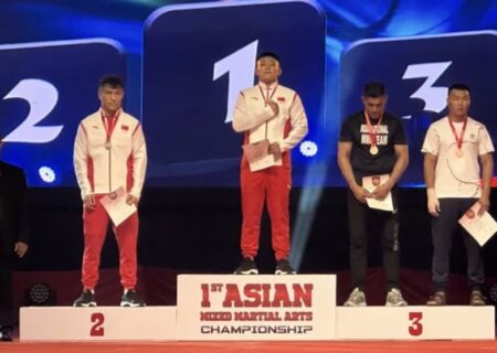 MMA قهرمانی آسیا| اسدالهی به مدال برنز رسید