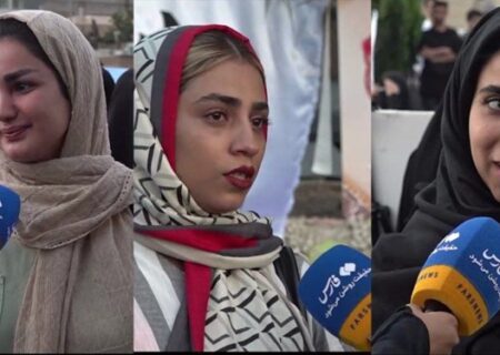 دختر کم‌حجابی که در هیاهوی اغتشاشات محجبه شد