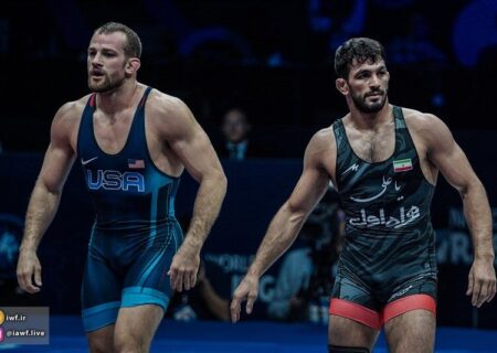 توضیح اتحادیه جهانی کشتی درباره صحنه جنجالی نبرد یزدانی و تیلور+فیلم