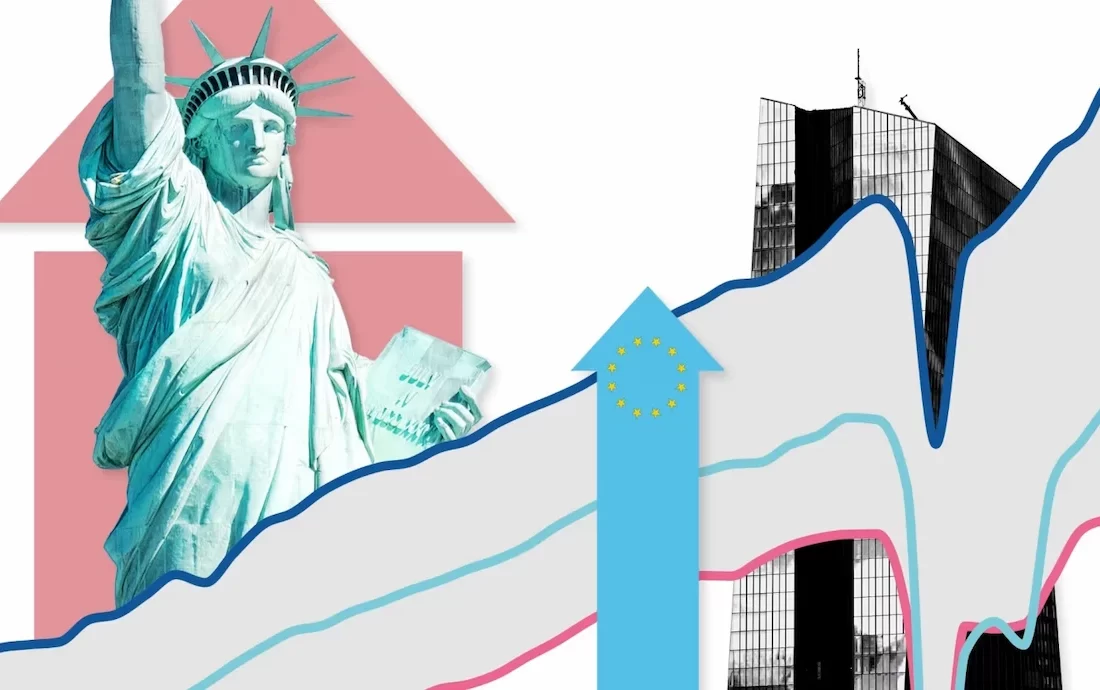 اقتصاد آمریکا چگونه از اقتصاد اروپا پیشی گرفته است؟