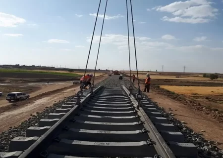 راه آهن همدان-سنندج در مقصد پایانی