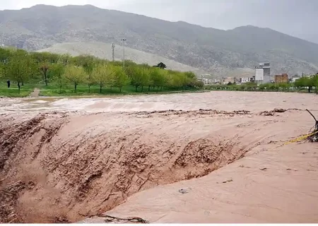 خسارت سیل به روستاهای چالوس و نوشهر