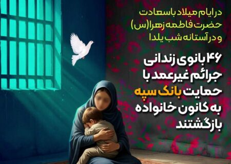 46 بانوی زندانی جرائم غیرعمد با حمایت بانک سپه به کانون خانواده بازگشتند