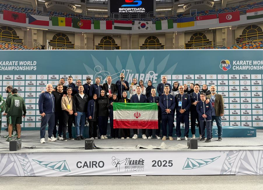 تیم ملی کاراته ایران نایب قهرمان جهان شد