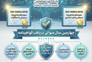 دریافت دو گواهینامه استاندارد بین المللی توسط بانک توسعه تعاون