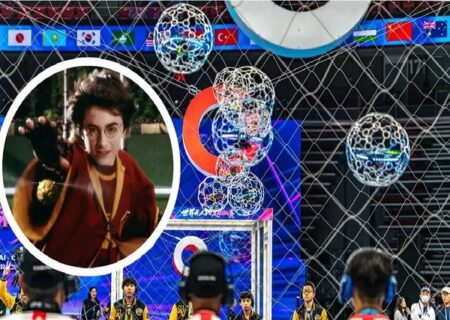 برگزاری فوتبال پهپادی «هری پاتر» در چین!